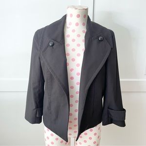 Mac & Jacket Women's Open Front Blazer Jacket Black 4